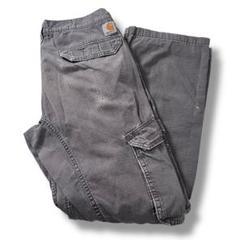 carhartt フェード カーゴパンツ グレー リップストップ W30