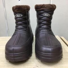 新品メンズ◆M 25.5〜26cm◆スノーブーツ◆軽量◆裏ボア◆茶