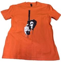 昭和　ダーティーハリー オレンジ Tシャツ Lサイズ 　４４マグナム
