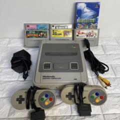 【動作確認済み】スーパーファミコン　本体　コントローラー2個付　他ソフト