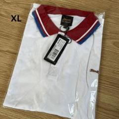 Le TIGRE ルティグレ ポロシャツ　ホワイト　薄手　レッド　XL