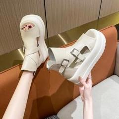新品 レディース 厚底サンダル ブーツ 【451】