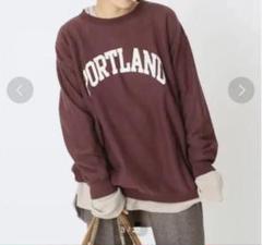 美品✨ミューズドゥーズィエムクラス　ヴィンテージ加工スウェット　グリーン 美品✨ミューズドゥーズィエムクラスヴィンテージ加工スウェット