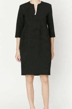 【美品】yoko chan ヨーコチャン 七分袖 パール ワンピース