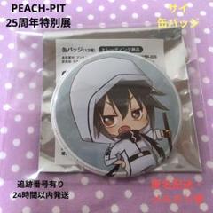 PEACH-PIT 25周年特別展 ワンダリングワールド 缶バッチ サイ 未使用