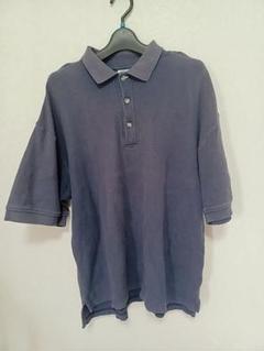 古着 Columbia ネイビー オーバーサイズ ポロシャツ