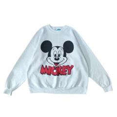 80s DisneyWorld ミッキー USA製 スウェット 河合郁人さん着用