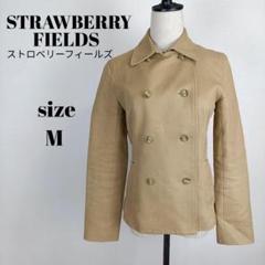 【a1278】ストロベリーフィールズ 美品 ダブル ジャケット コットン