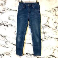 【GU】 ジーユー　デニム　ストレッチ　(M) 青　かわいい　オシャレ❤︎