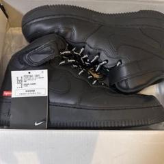 最終値下げSupreme Nike Air Force 1 Mid ブラック