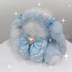 ❤︎感謝セール❤︎おすわりぬい服　ぬい服　ちびぐるみ　11cm 水色　うさぎ｛O3｝ ちびぐるみ 10cmぬい 11cm 12cm おすわり ぬい服 着ぐるみ