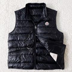 極美品 MONCLER GUI GILET ライトダウンベスト サイズ2 黒