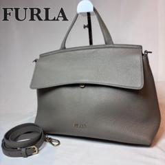 フルラ FURLA ニキ ハンドバッグ ショルダーバッグ 2way グレー
