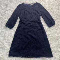 美品【東京ソワールRifanne Liz】15号 3L ワンピース ドレス ラメ 美品【東京ソワールRifanne Liz】15号 3L ワンピース ドレス