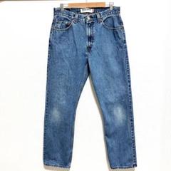希少 リーバイス Levis505 ブルーデニム テーパード 00s W33 青