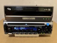 KENWOOD ケンウッド MD CD receiver+CD チェンジャ― KENWOOD カーオーディオ 旧車 カセット・CDチェンジャージャンク