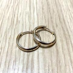 ※セール【田中樹さん着用】10K イエローゴールド ピアス 17mmセット売り セール【田中樹さん着用】10K イエローゴールド ピアス 17mm