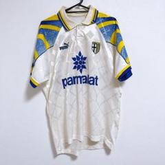 95/96 パルマ　ホーム半袖　サイズ不明(Lくらい)