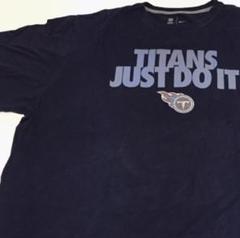 ナイキ タイタンズ NFL Tシャツ 茄子紺 4XL 古着 紺