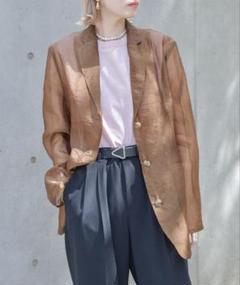 ジャケット・アウター CITYSHOP ORGANDY TAILORED JACKET CITYSHOP ORGANDY TAILORED ジャケット