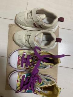 VANS ヴァンズ スニーカー　HEMF スニーカー　女の子　男の子　16cm