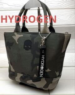 HYDROGEN ハイドロゲン　ゴルフ　迷彩 スカル トートバッグ　ハンドバッグ
