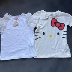 petit main フリル袖 Tシャツ 100cm