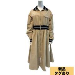 【blanco】 新品♡2wayジッパーとレンチ風ワンピース (ベージュ)