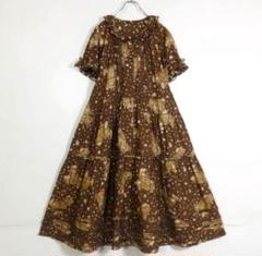 楽天市場】花柄 ロングワンピース 長袖 かわいい レディース