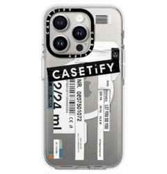 CASSETiFY iPhoneケース 透明 ラベルデザイン 元箱付き - メルカリ