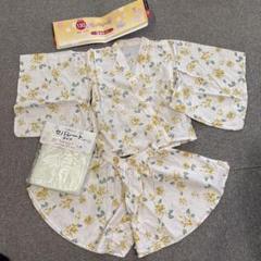 浴衣　セパレート　ゆかたドレス　ひまわり　サイズ130 子供ゆかた