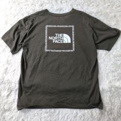 THE NORTH FACE　Tシャツ　半袖　バックプリント　カーキ