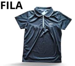 【新品タグ付き】FILA フィラ レディース ポロシャツ 黒 L