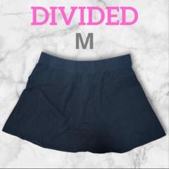 ミニスカート【M】DIVIDED 黒 フレアスカート ブラック ギャル 春 夏