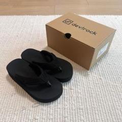 dev!rock ブラック サンダル　20cm ビーチサンダル