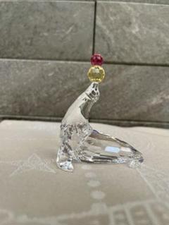 スワロフスキー Swarovski クリスタルアザラシ Playing Seal スワロフスキー Swarovski クリスタルアザラシ Playing Seal