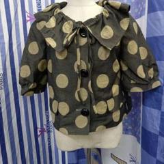 MOSCHINO✨ノーカラージャケット リボン チェーン装飾 ビジュー
