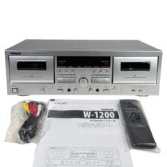 優良動作品・録音動作良好◆TEAC ダブルカセットデッキ W-1200(S) ダブルカセットデッキ】TEAC、W-1200のご紹介です。