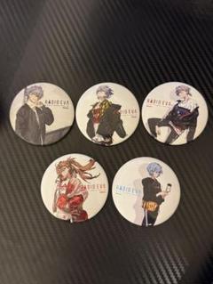 RADIOEVA 缶バッジ　まとめ売り エヴァンゲリオン RADIO EVA キャラクター缶バッジ4個セット