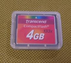Transcend Compact Flash 4GB コンパクトフラッシュ