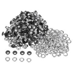 300セットのグロメットキット メタルアイレット 4mm