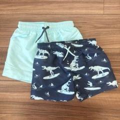 新品未使用　H&M 恐竜柄 水着 2点セット