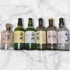 白州12年　白州シングルモルト　その他ジャパニーズウイスキー　空き瓶　6本セット