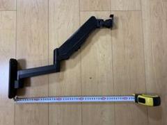 モニターアーム 壁掛け式 32インチ/8kg迄 VESA規格 ガススプリング 黒