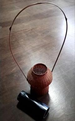 値引 限定価格 佳道籠 花籠 花生 茶道 - メルカリ アンティーク雑貨