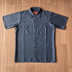 Hi-Standard 半袖ワークシャツ 赤 Hi-Standard 半袖ワークシャツ 赤