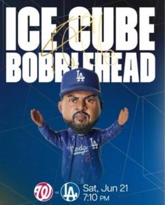 ロサンゼルス　ドジャース　ICE CUBE ボブルヘッド　来場者限定 ICE CUBE ボブルヘッド ロサンゼルス ドジャース 来場者限定
