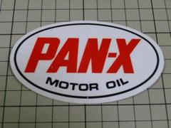 正規品 日本石油 PAN-X ステッカー 100×60mm 当時物 ビンテージ