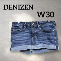 DENIZEN 【W30】ローライズ デニム ショート パンツ ブルー