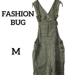 FASHION BUG 100%コットン チェック柄サロペット M